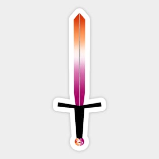 Lesbian Sword Sticker